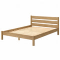 Letto matrimoniale in legno di rovere naturale 200x160 cm